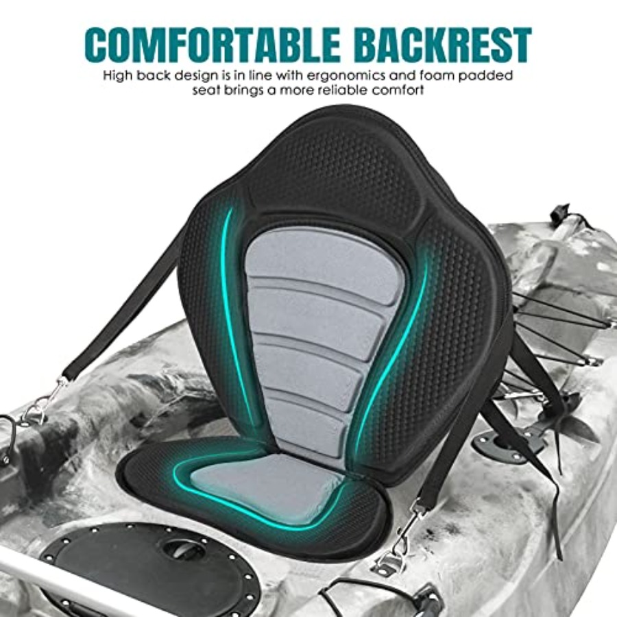Deluxe Padded Kayak Seat with  – Fishing Kayak Storage Bag Bewertung und Preis