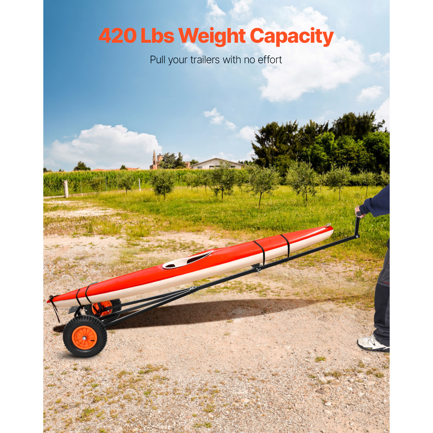 SucceBuy 420lbs Boat Trailer D – Fishing Kayak Sit On Top Bewertung und Preis