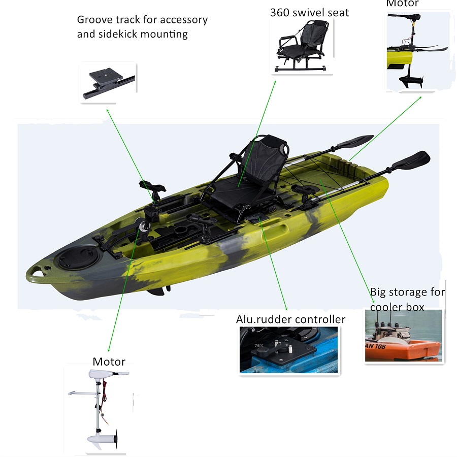 LSF Plastic Rowing Fishing Ele – Fishing Kayak Paddle Bewertung und Preis