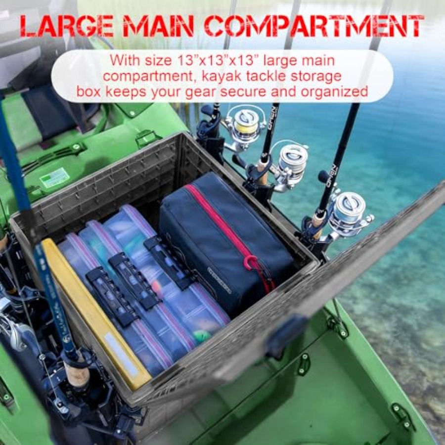 Kayak Fishing Crate with 4 Rod – Fishing Kayak Crate Bewertung und Preis