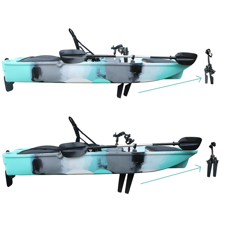 10FT Single Seat LLDPE Sit On  – Fishing Kayak Pedal Drive Bewertung und Preis