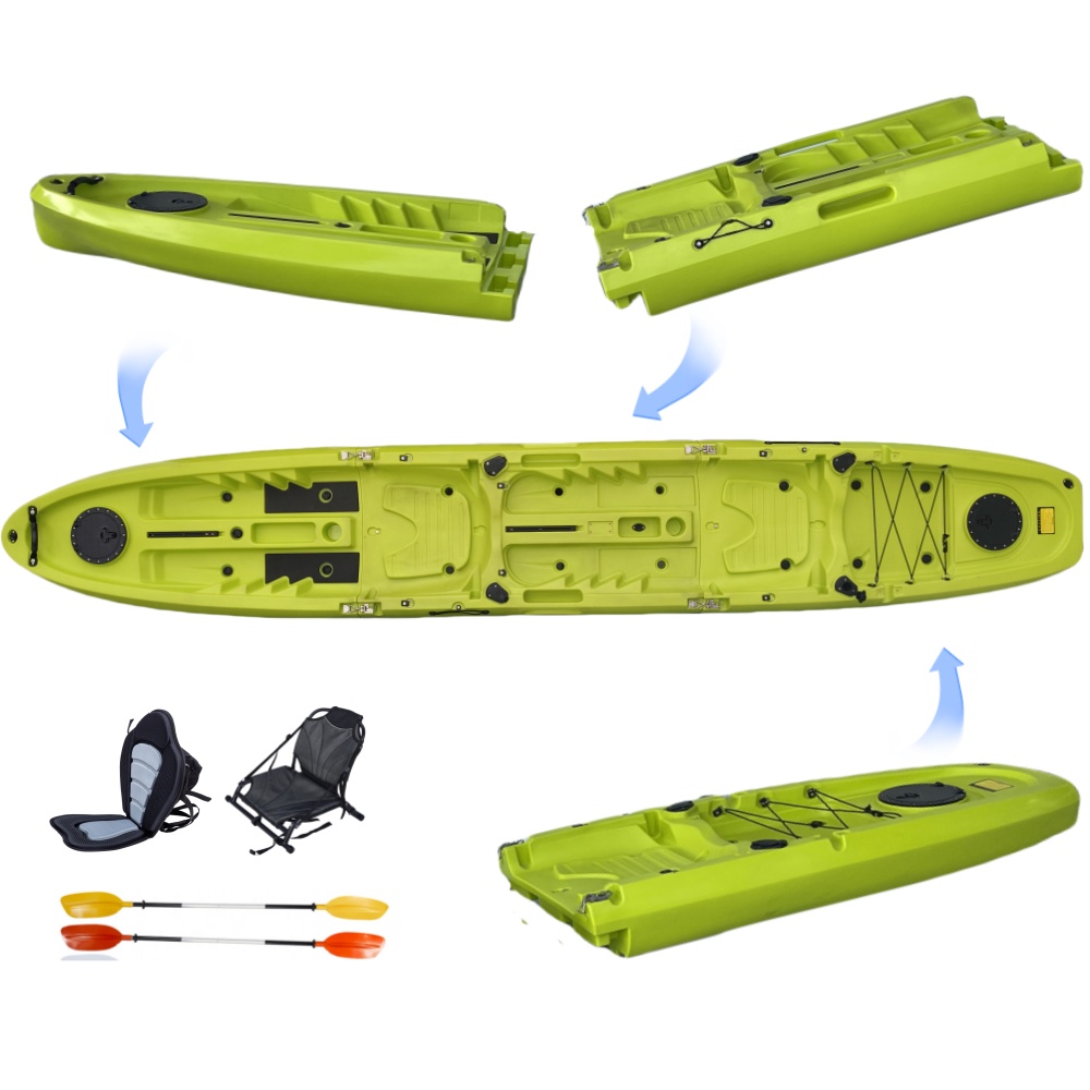 New Modular Tandem Double Sit- – Fishing Kayak Paddle Bewertung und Preis