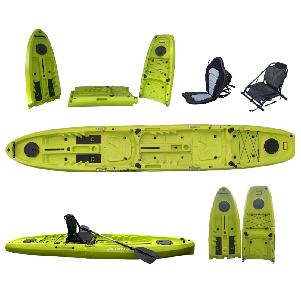 New Modular Tandem Double Sit- – Fishing Kayak Paddle Bewertung und Preis